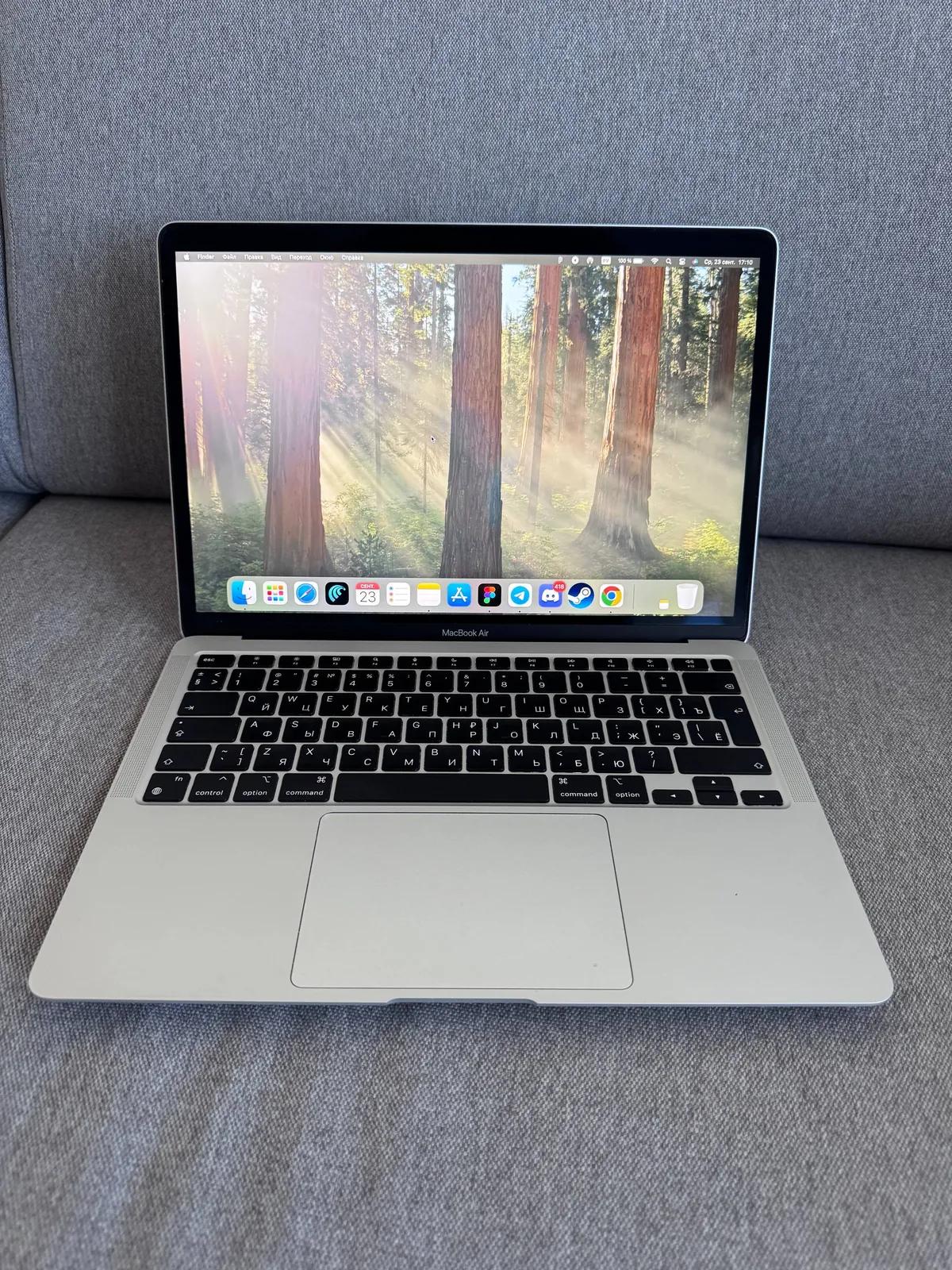 MacBook Air 13 M1 8GB 256GB аккумулятор 81%