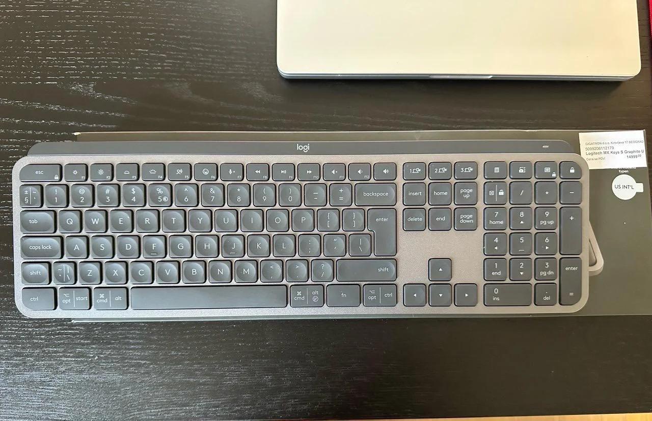 Клавиатура Logitech MX Keys S Graphite