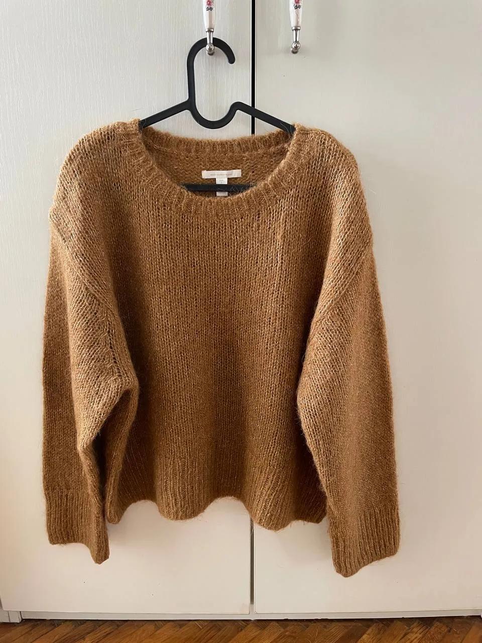 Свитер H&M шерсть альпака укороченный оверсайз