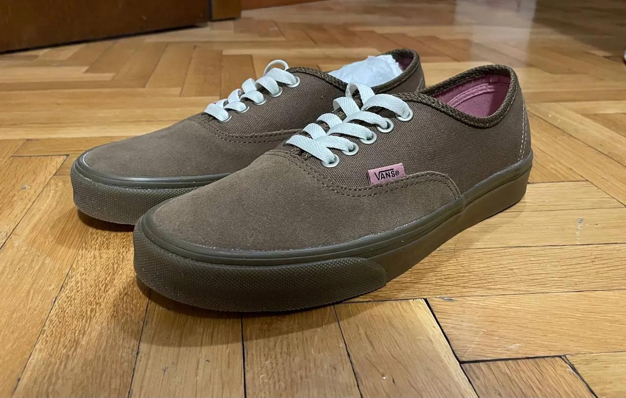 Кроссовки Vans Authentic Block Brown размер 41