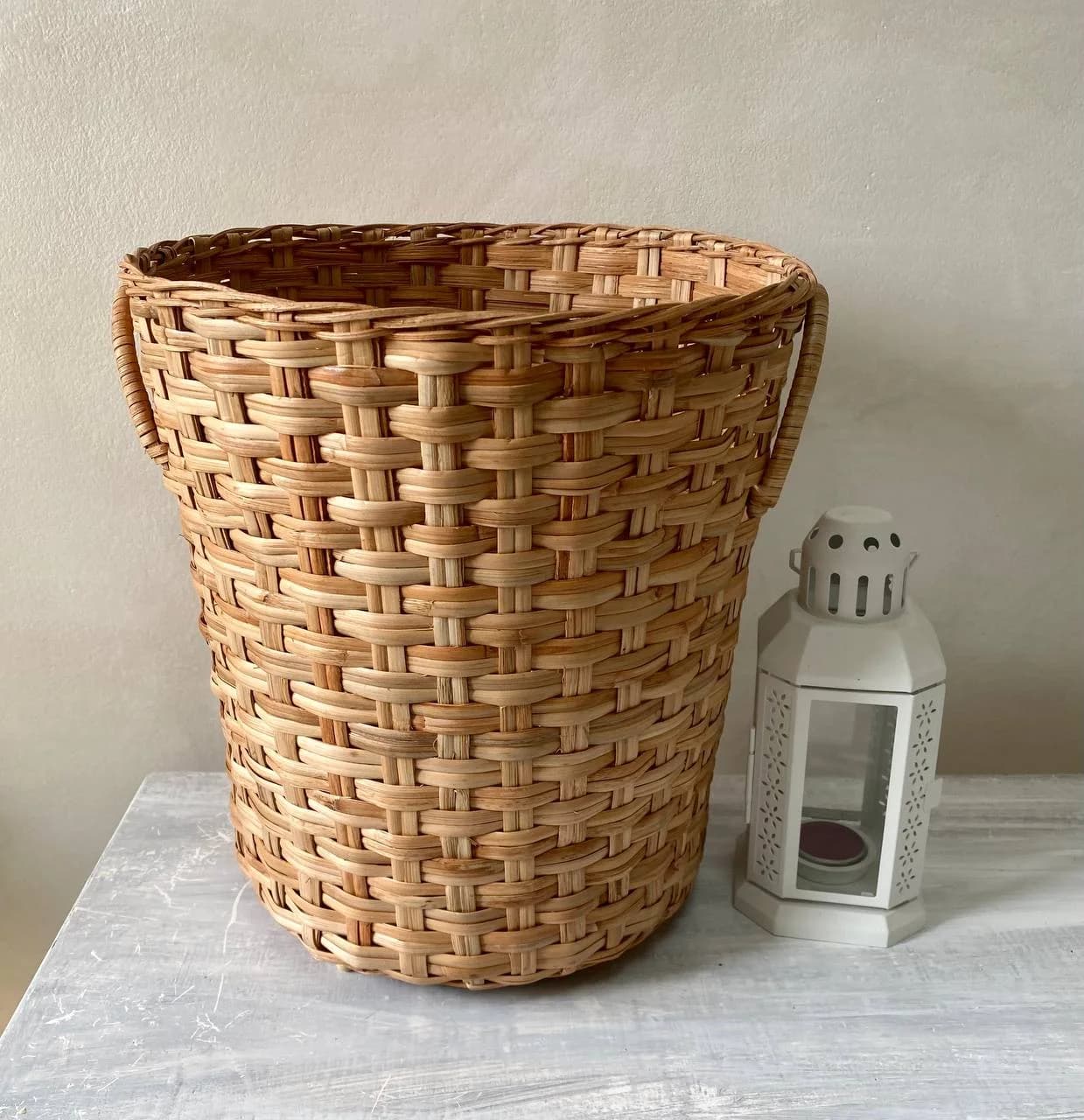 Корзина IKEA VAXTHUS из ротанга