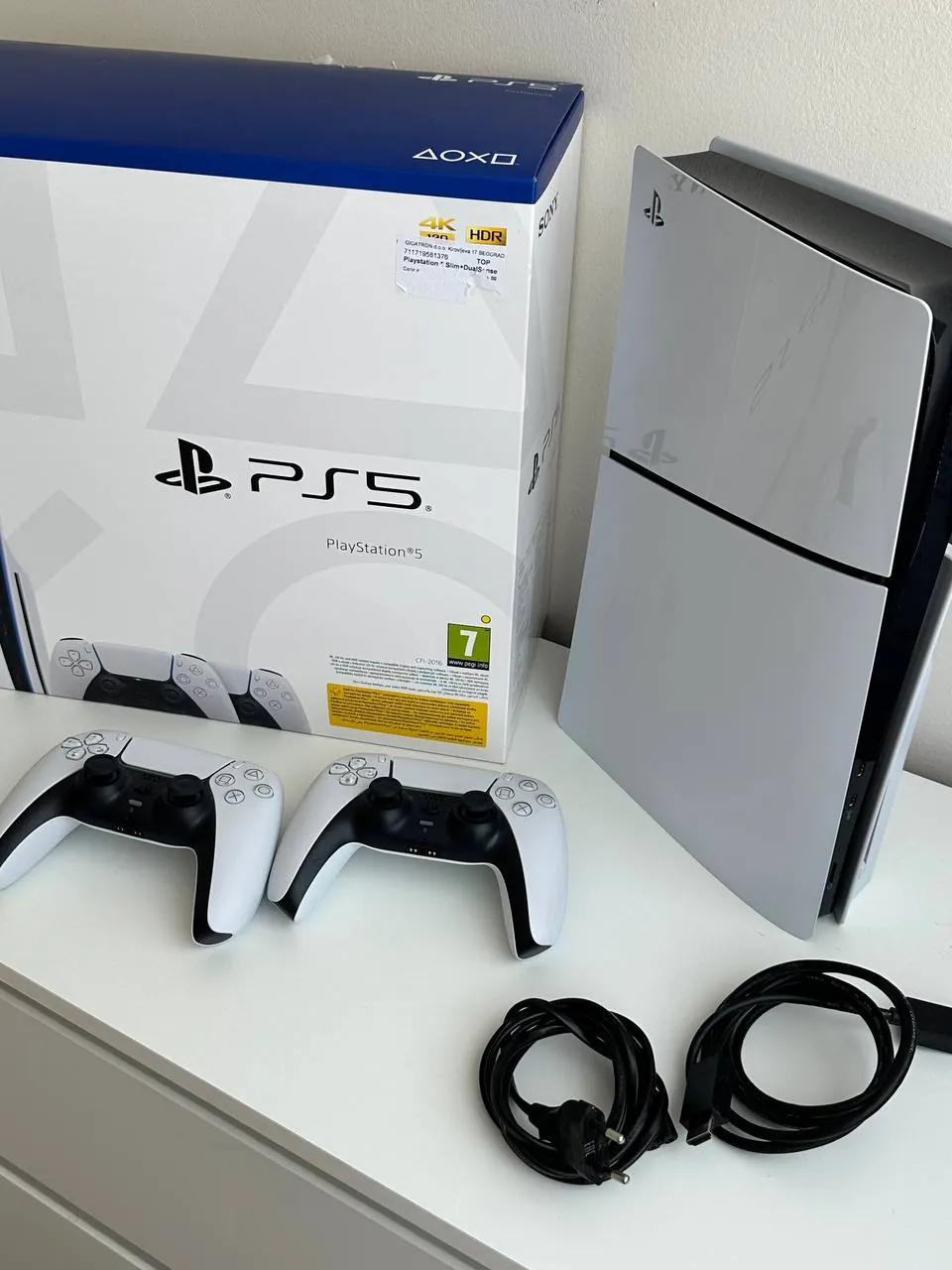 Sony PlayStation 5 Slim 1 ТБ с двумя DualSense Белград