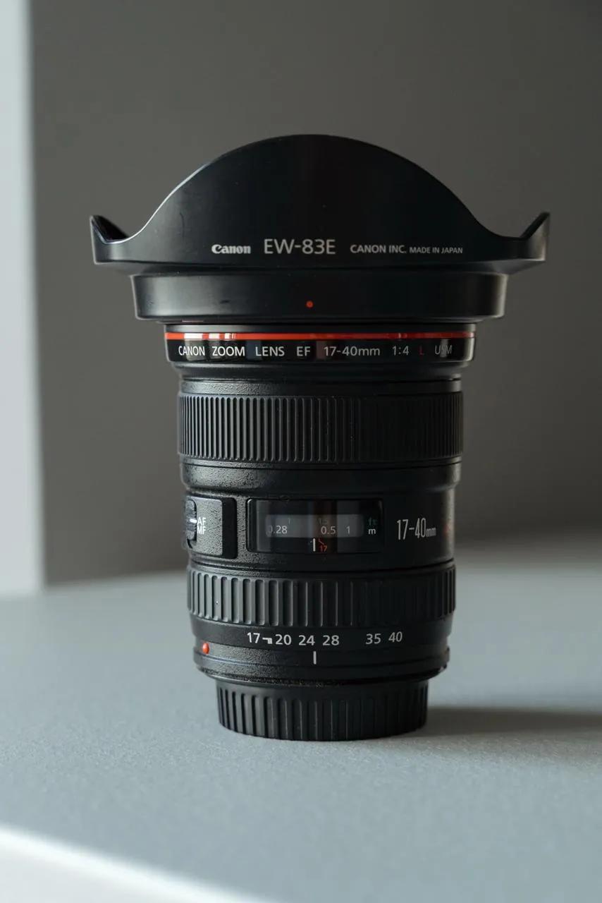 Объектив Canon 17-40 f4 и адаптер Sigma MC-11