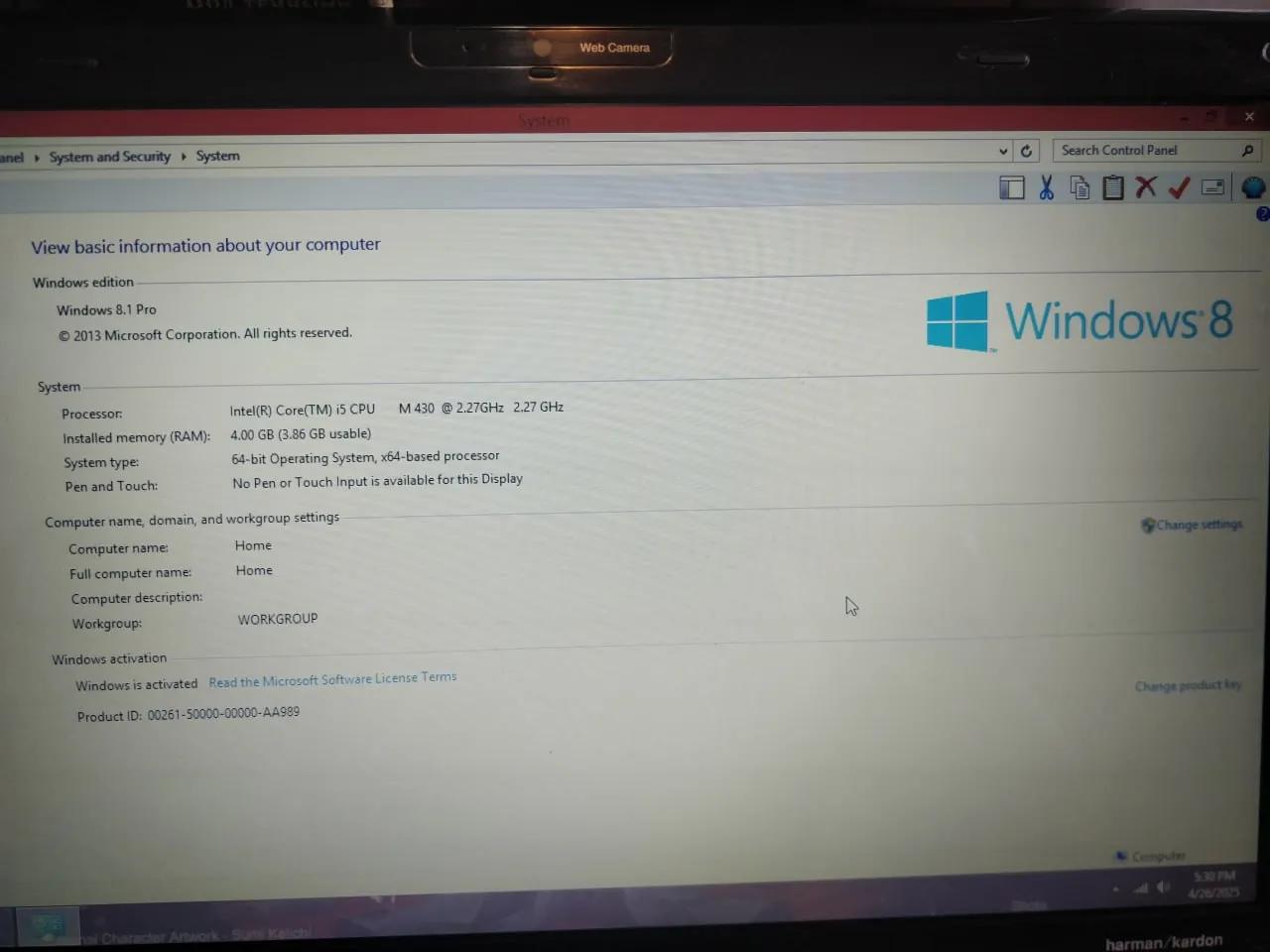 Ноутбук Toshiba б/у в рабочем состоянии Звездара