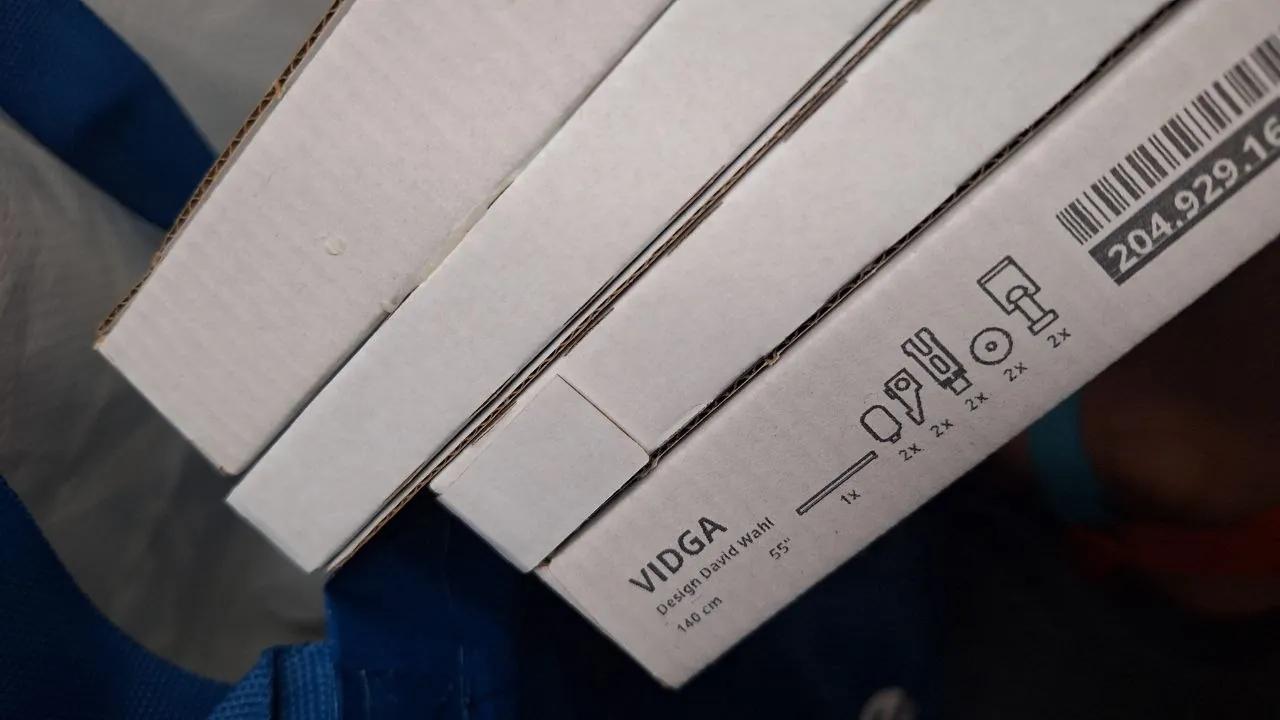 Рейл IKEA VIDGA для гардин 140 см новый Белград