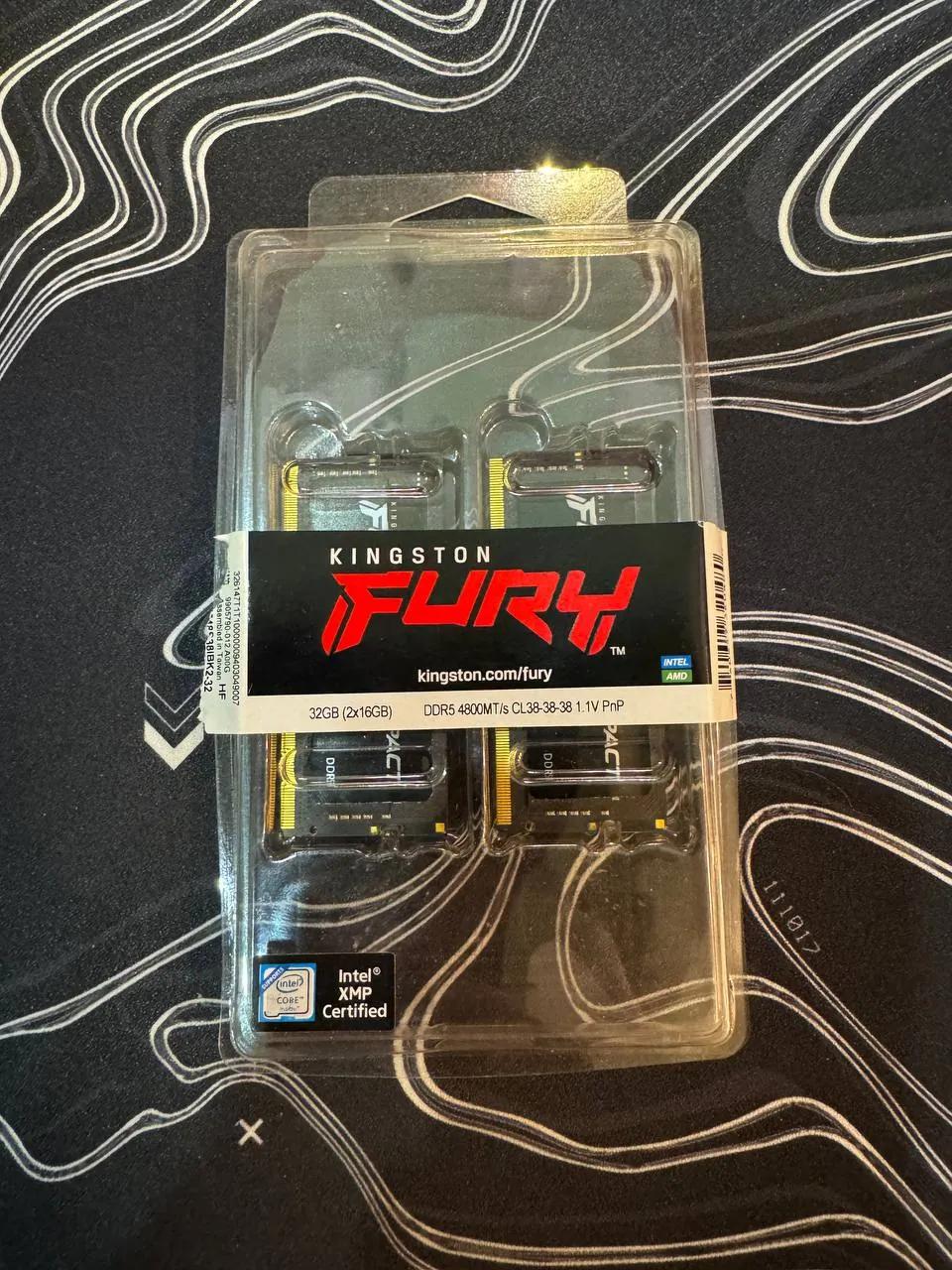ОЗУ Kingston Fury DDR5 SO-DIMM 32 ГБ