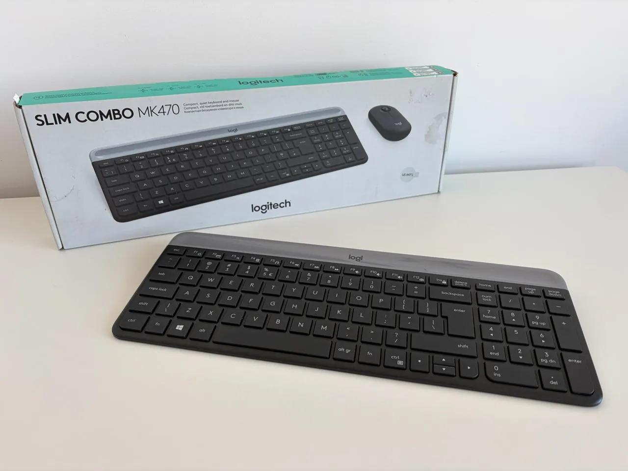 Беспроводной комплект Logitech Slim Combo MK470