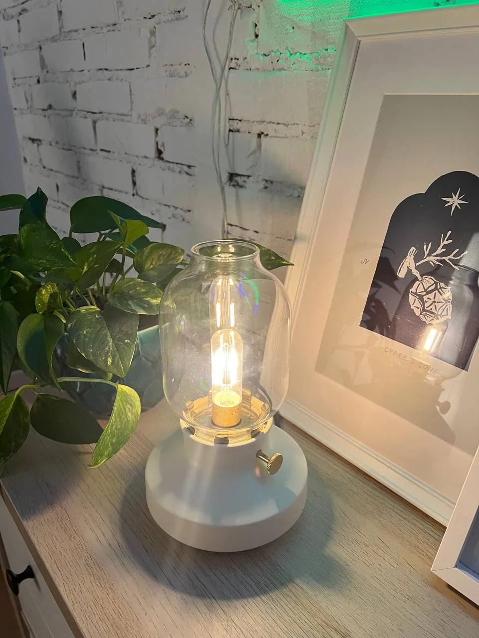 Светильник IKEA Tarnaby с диммером и лампочкой