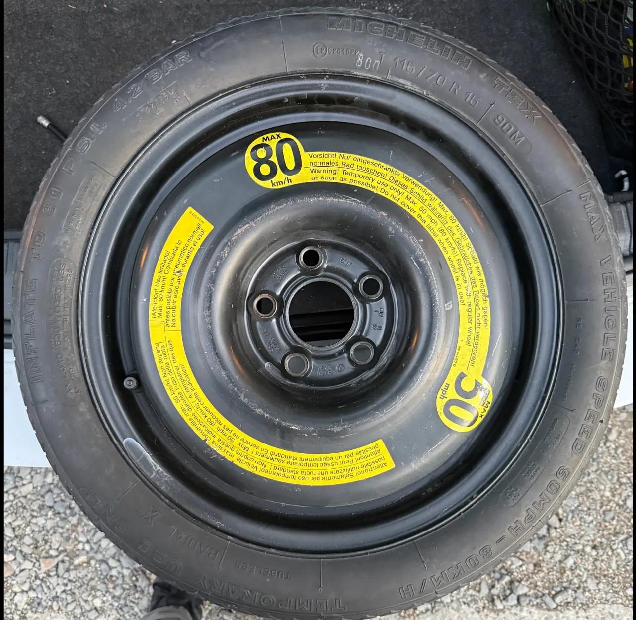 Запасное колесо Michelin 115/70 R16