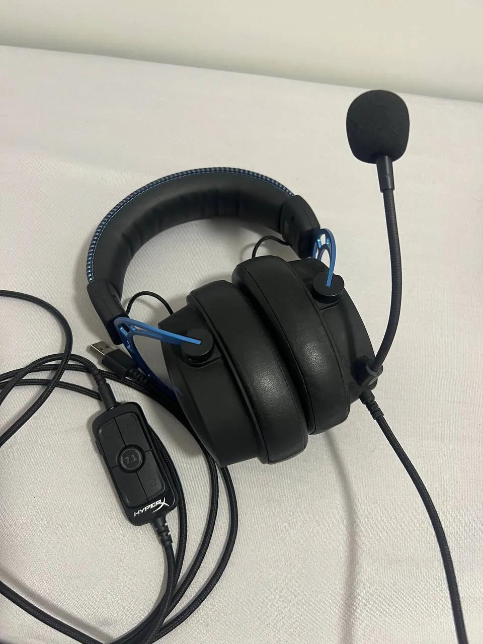 Наушники HyperX Cloud Alpha S с микрофоном USB