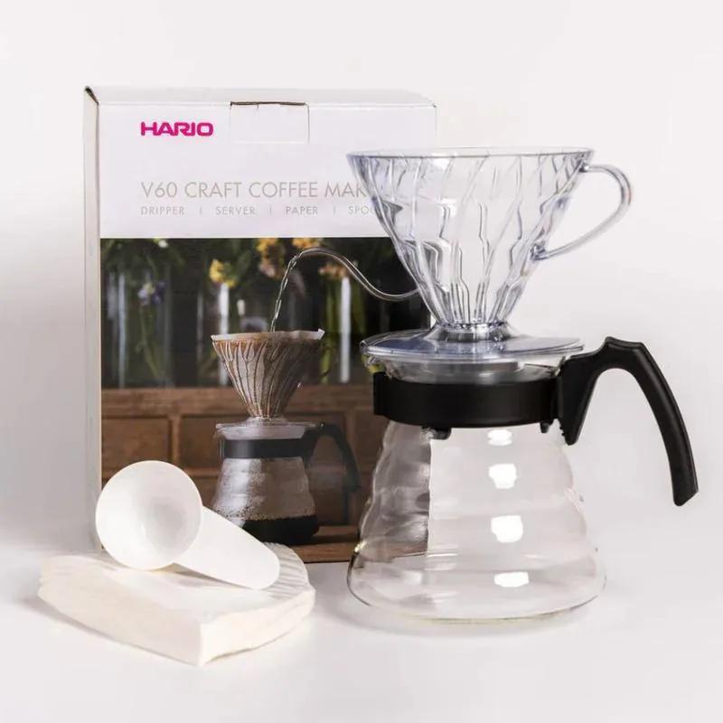 Набор для фильтр-кофе HARIO V60 с чайником и воронкой