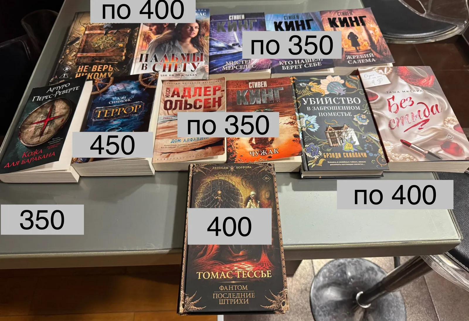 Книги Стивена Кинга Дэна Симмонса Джеймса Роллинса