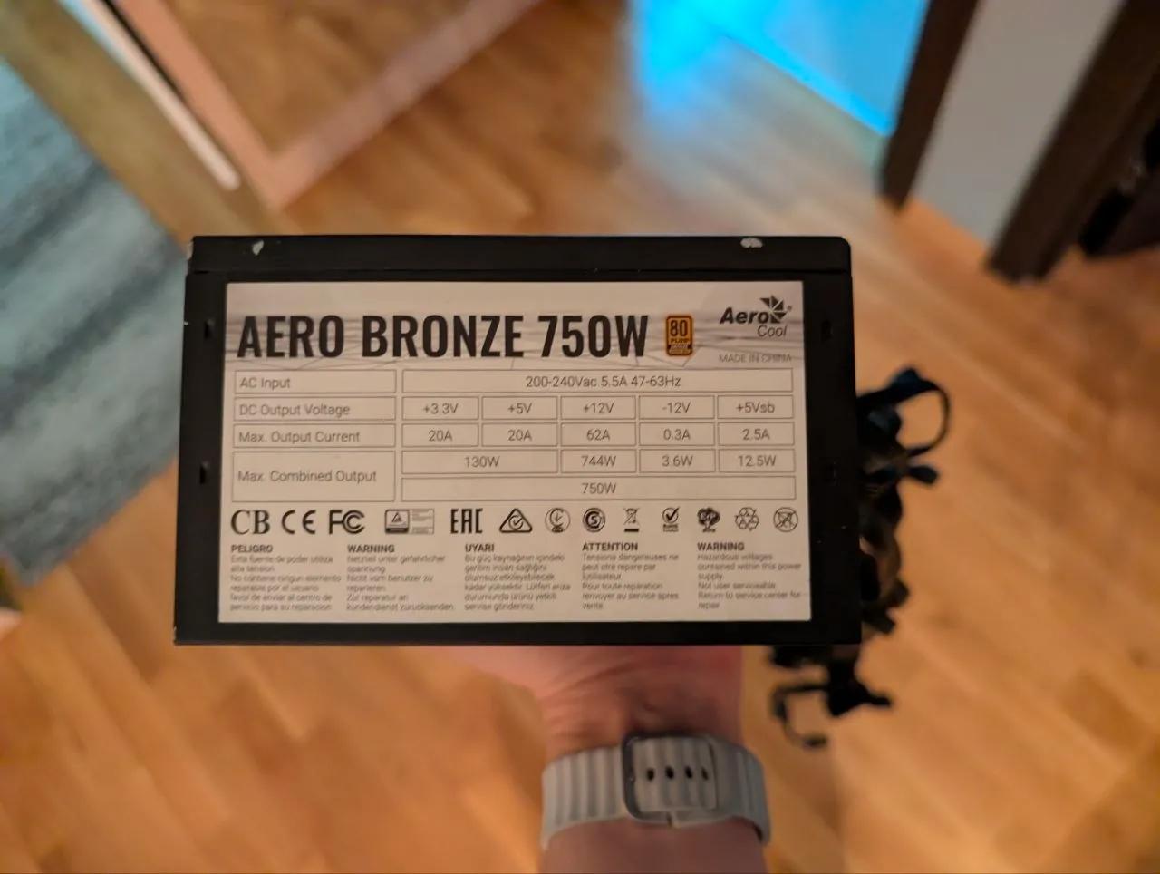 Блок питания Aerocool Aero Bronze 750W Вождовац