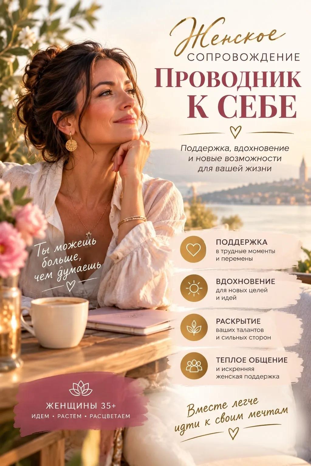 Психологическая поддержка для женщин 35+