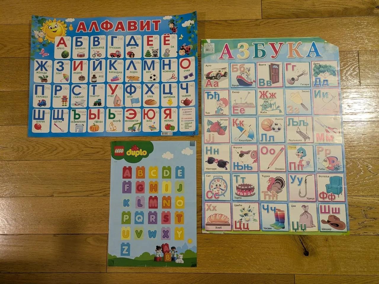 Детские азбуки отдаю в обмен