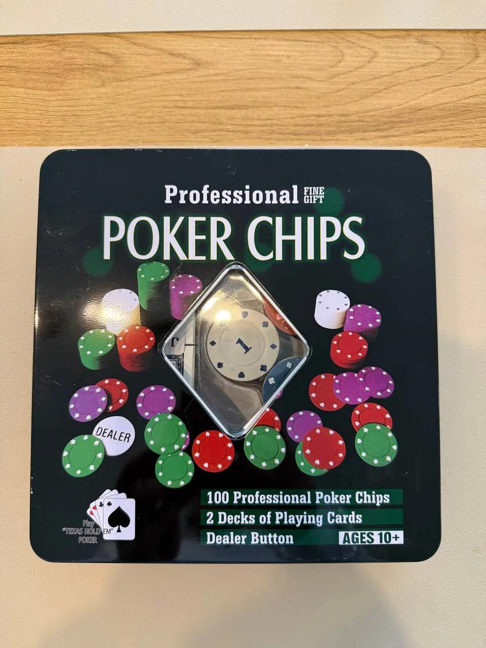 Покерный набор Professional Poker Chips в коробке