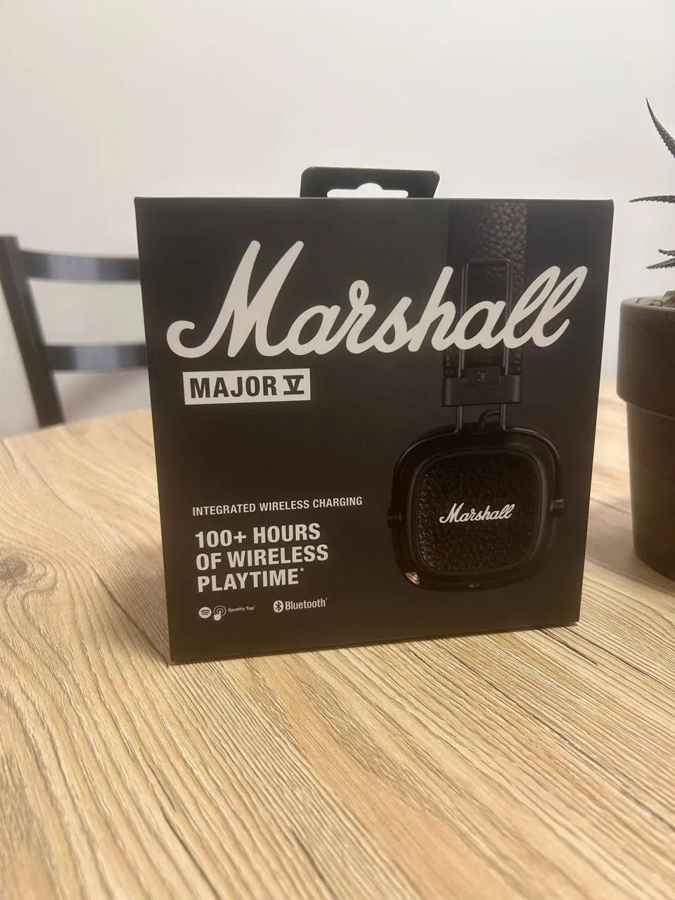Наушники Marshall V черные нераспечатанные