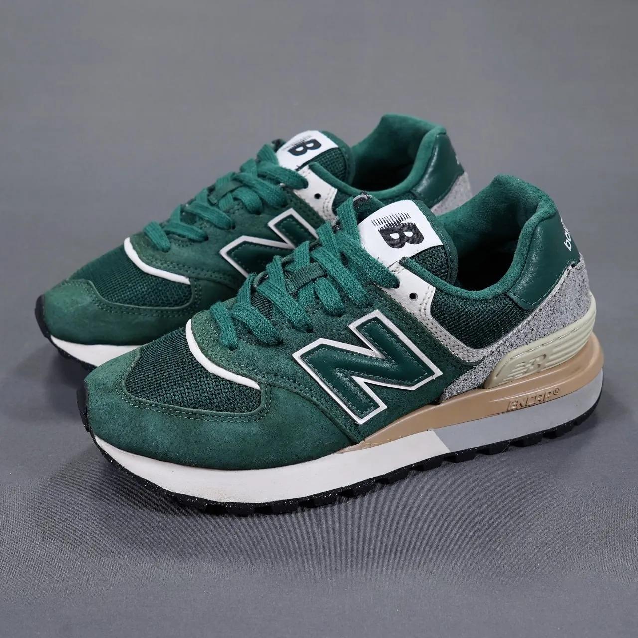 Кроссовки New Balance 574 Legacy зелёные размер 37