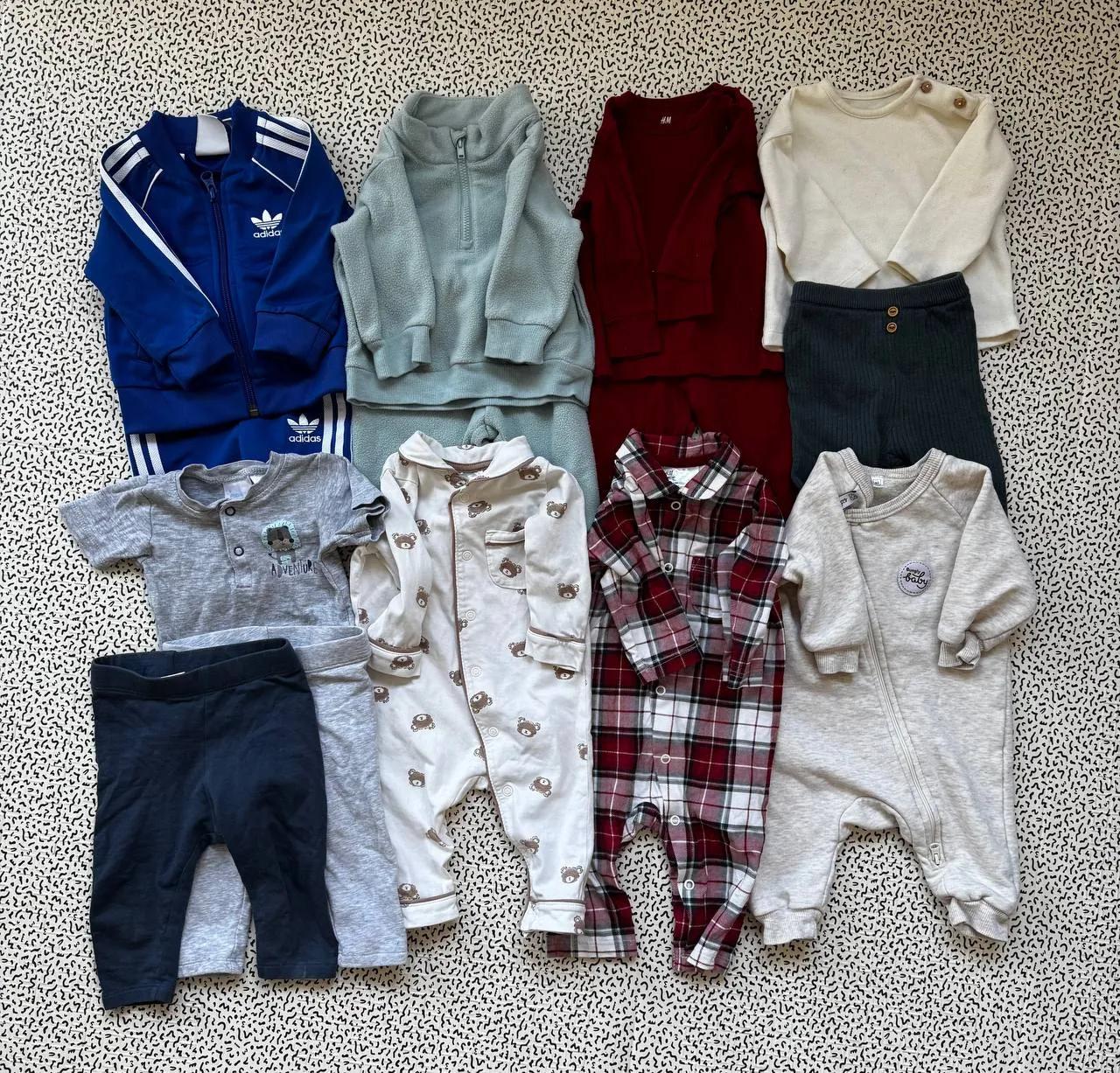 Детская одежда пакетом 62 размера Adidas H&M Zara