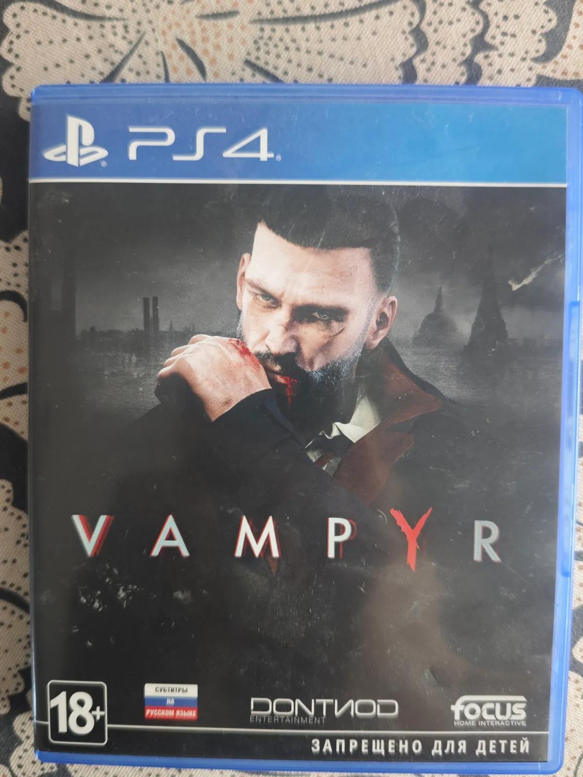 Диск PS4 Vampyr