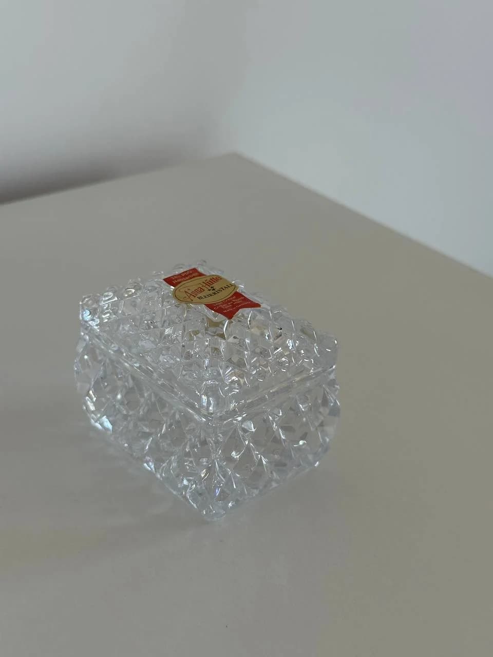 Винтажная шкатулка хрусталь Германия
