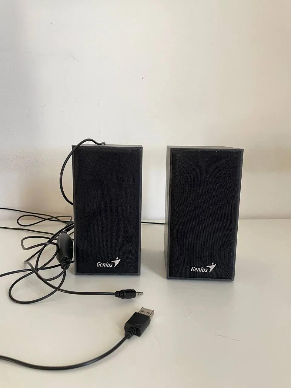 Колонки Genius SP-HF180 в рабочем состоянии