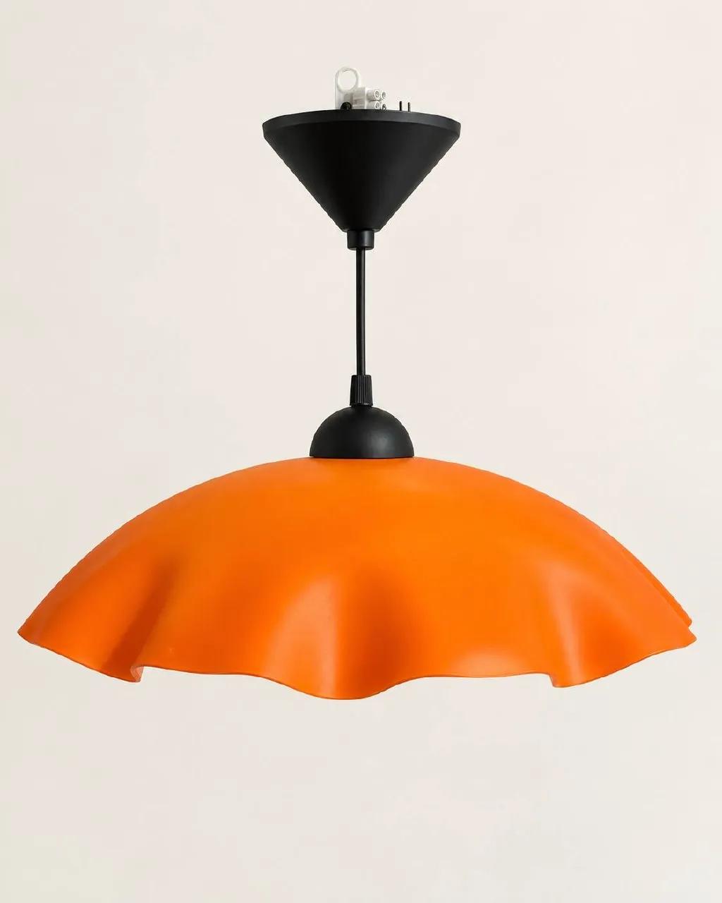 Подвесная люстра ED LIGHT оранжевая 40 см