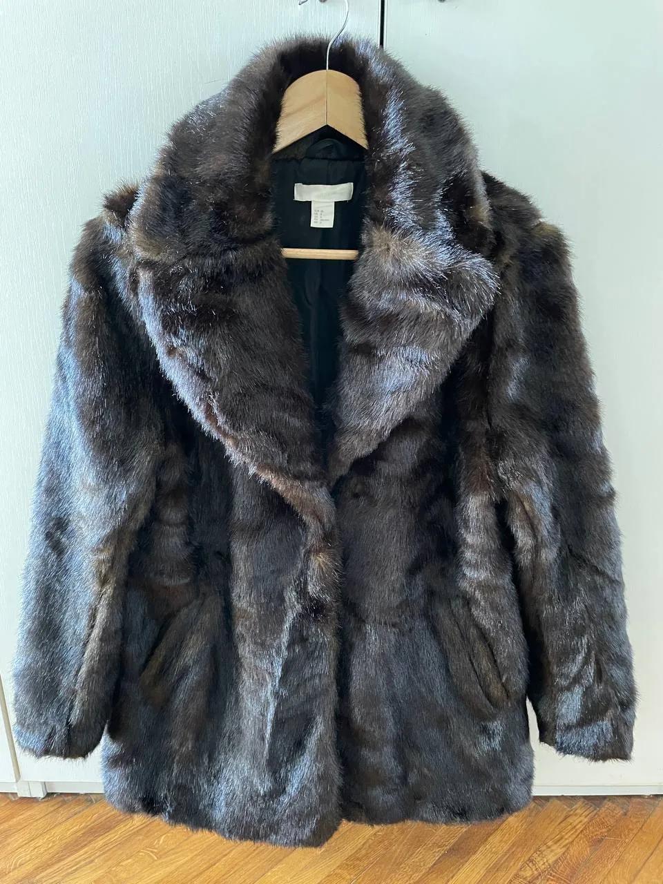 Шубка H&M коричневая размер 38