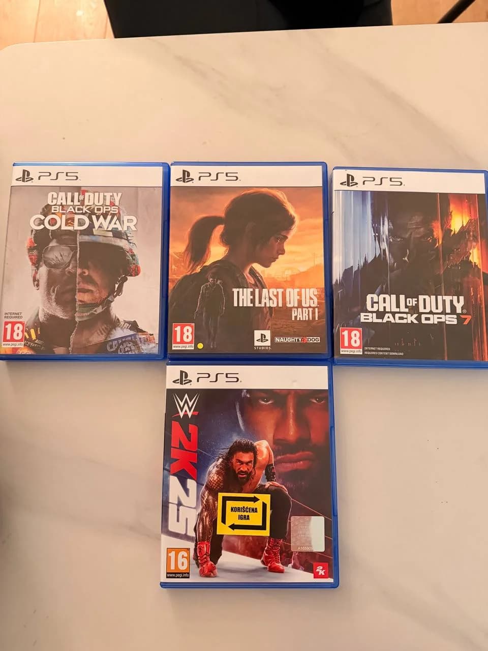 Игры для PlayStation 5 четыре штуки