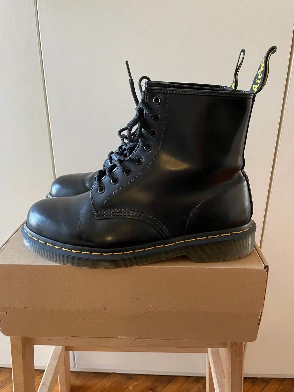 Мужские ботинки Dr. Martens чёрные размер 43