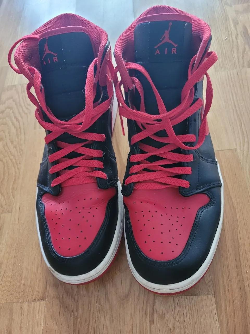 Кроссовки Air Jordan 1 Mid Bred UK 11.5