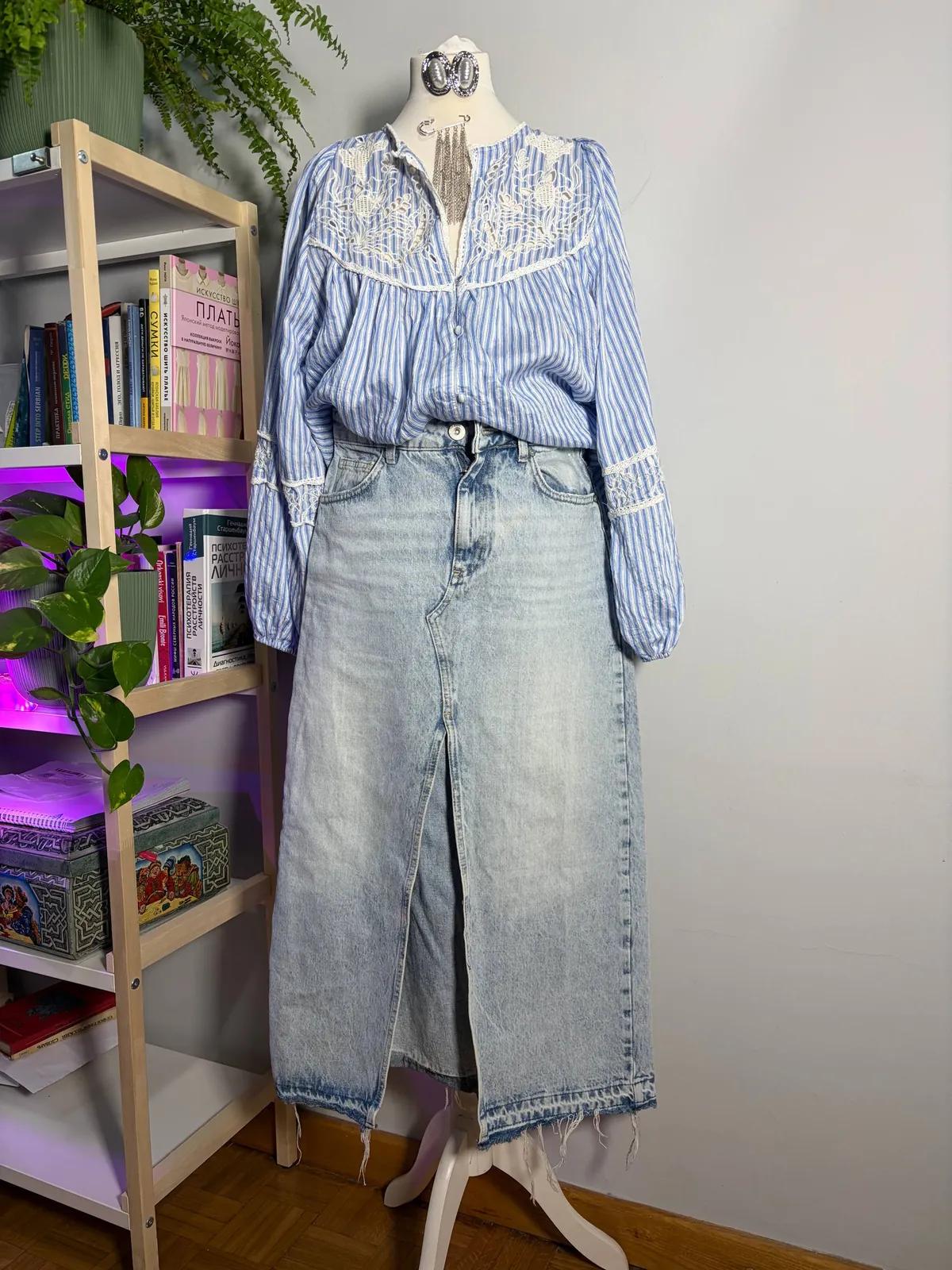 Юбка PB и блузка Zara размер M