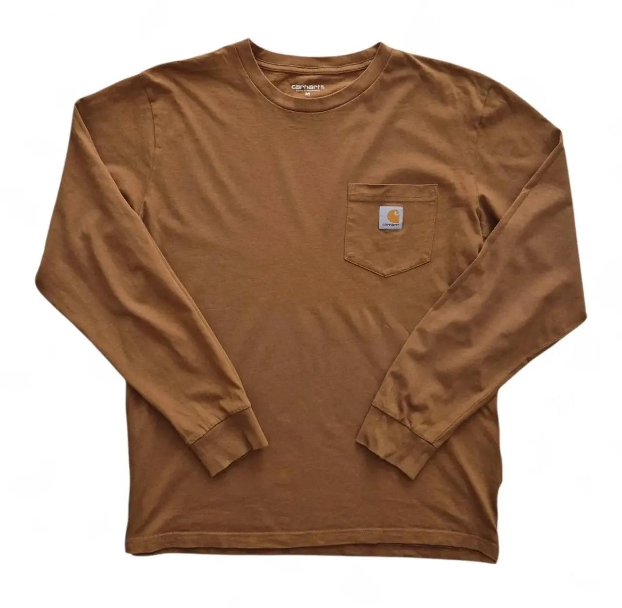 Лонгслив Carhartt Work in Progress коричневый размер M