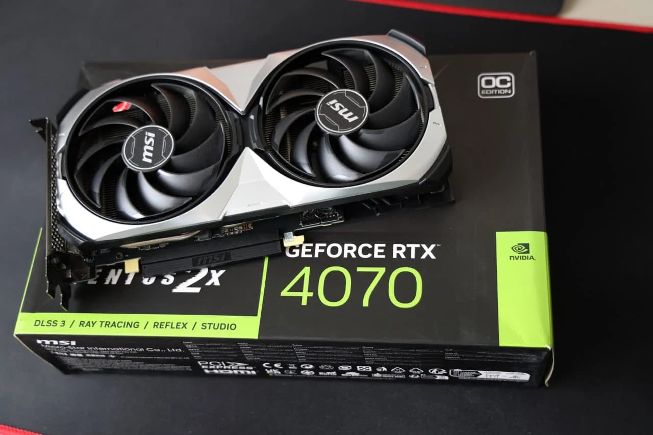 Видеокарта MSI RTX 4070 VENTUS 2X