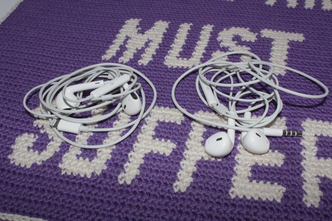 Apple EarPods проводные lightning и 3.5