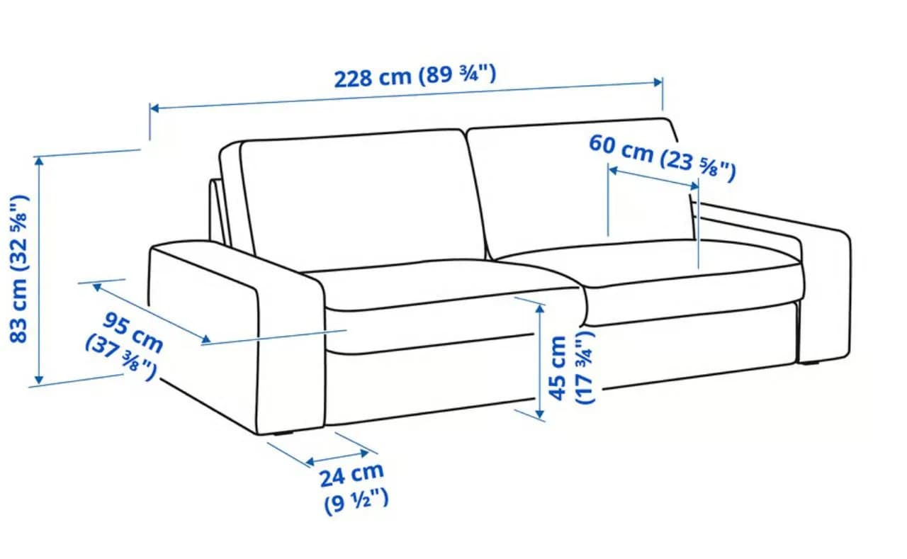 Диван KIVIK IKEA темно-зеленый 25000 дин