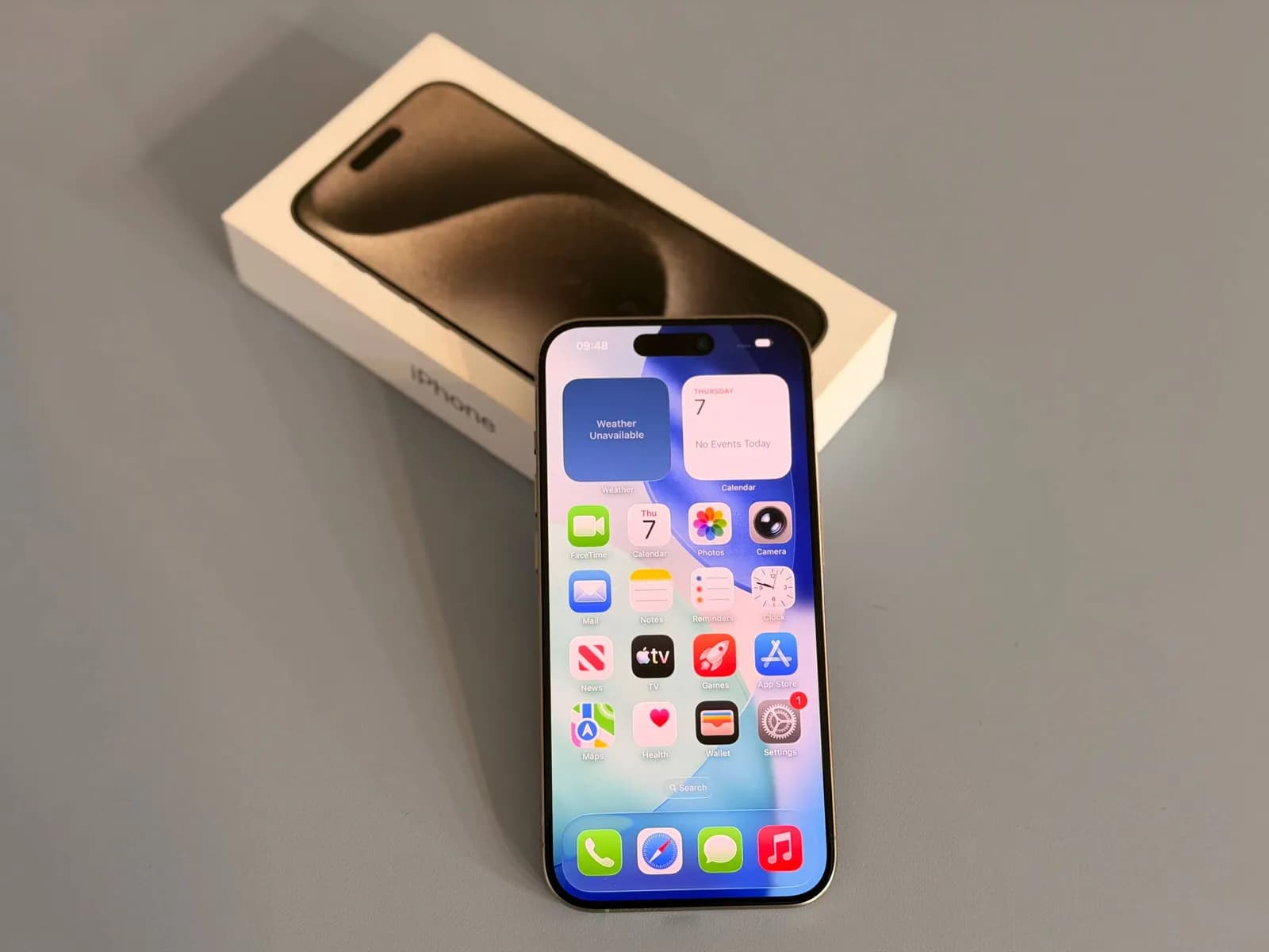 iPhone 15 Pro 128GB Natural Titanium 490€
