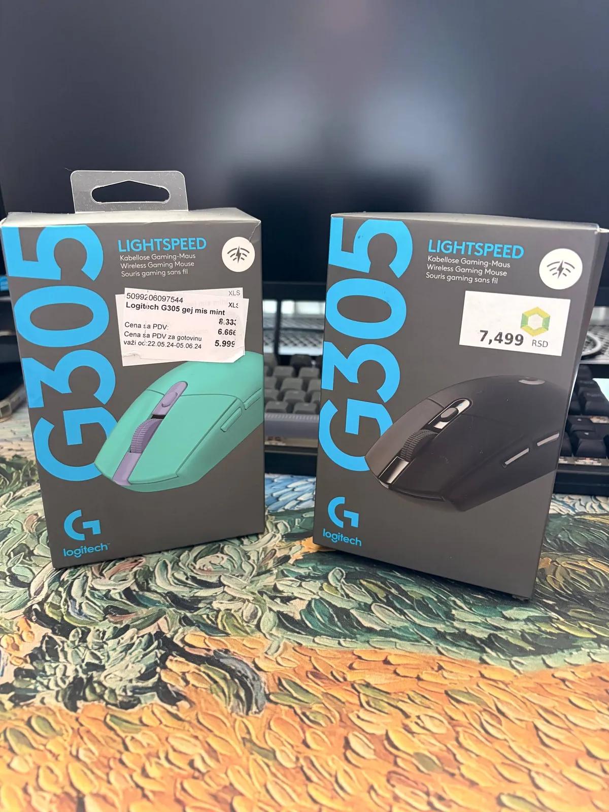 Мышки Logitech G305 без колёсика 2 шт