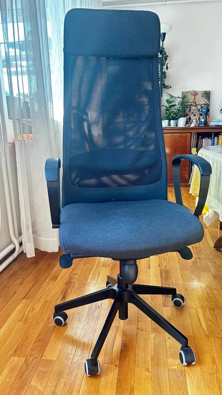 Кресло IKEA MARKUS чёрное Баново Брдо