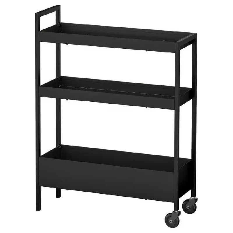 Полочка металлическая IKEA на колёсиках