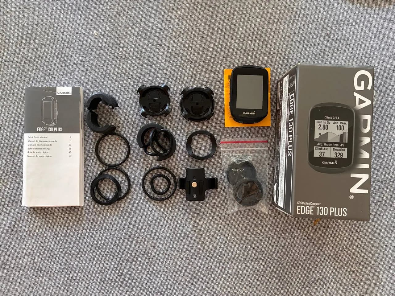 Велокомпьютер Garmin Edge 130 Plus