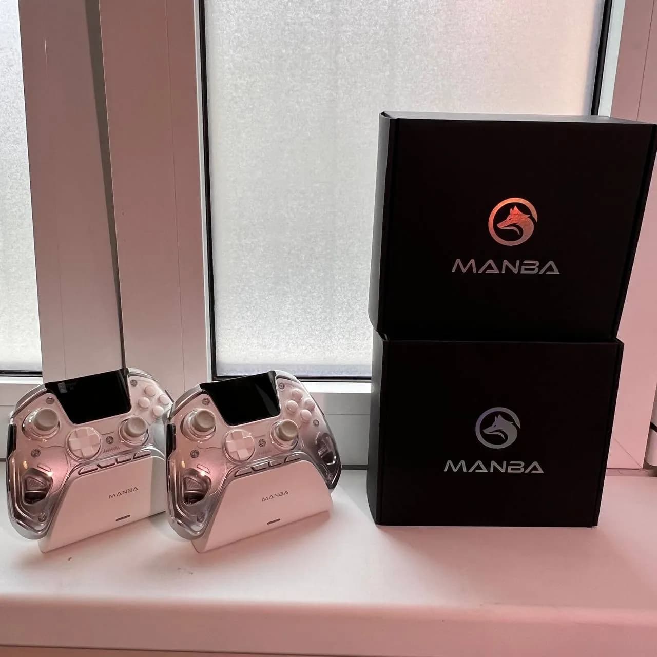 Геймпад Manba One Wireless прозрачный белый