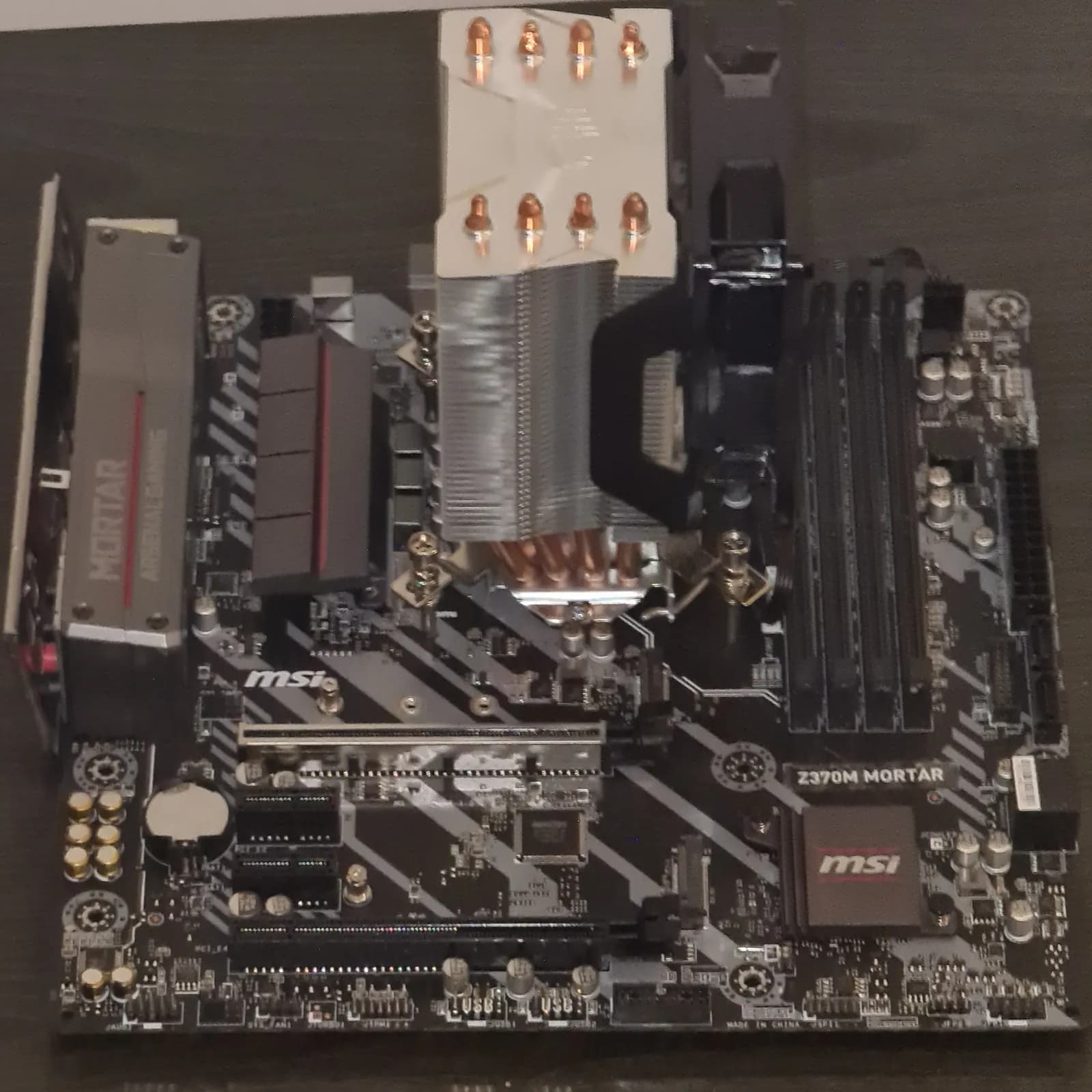 Процессор i5-8600k материнка MSI Z370M