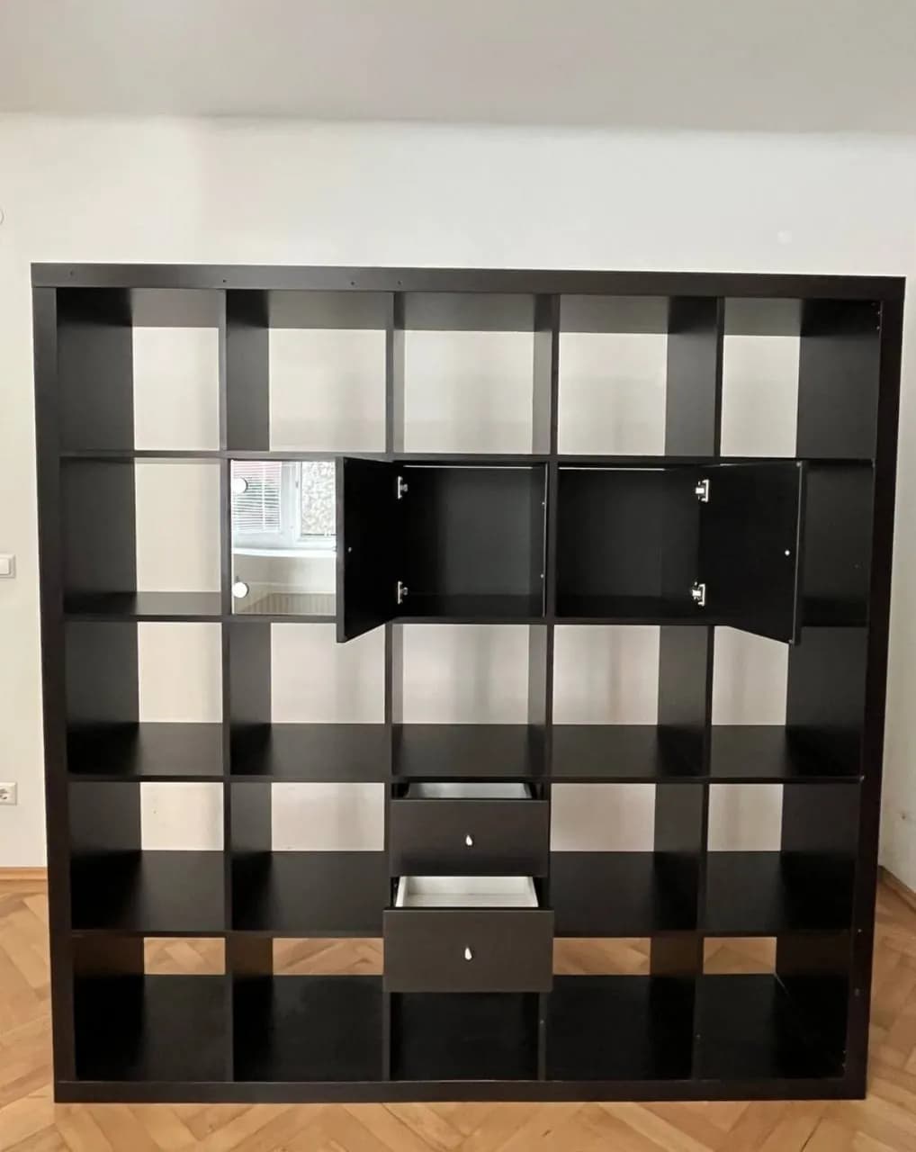 Стеллаж IKEA Kallax 5x5 с ящиками и доставкой