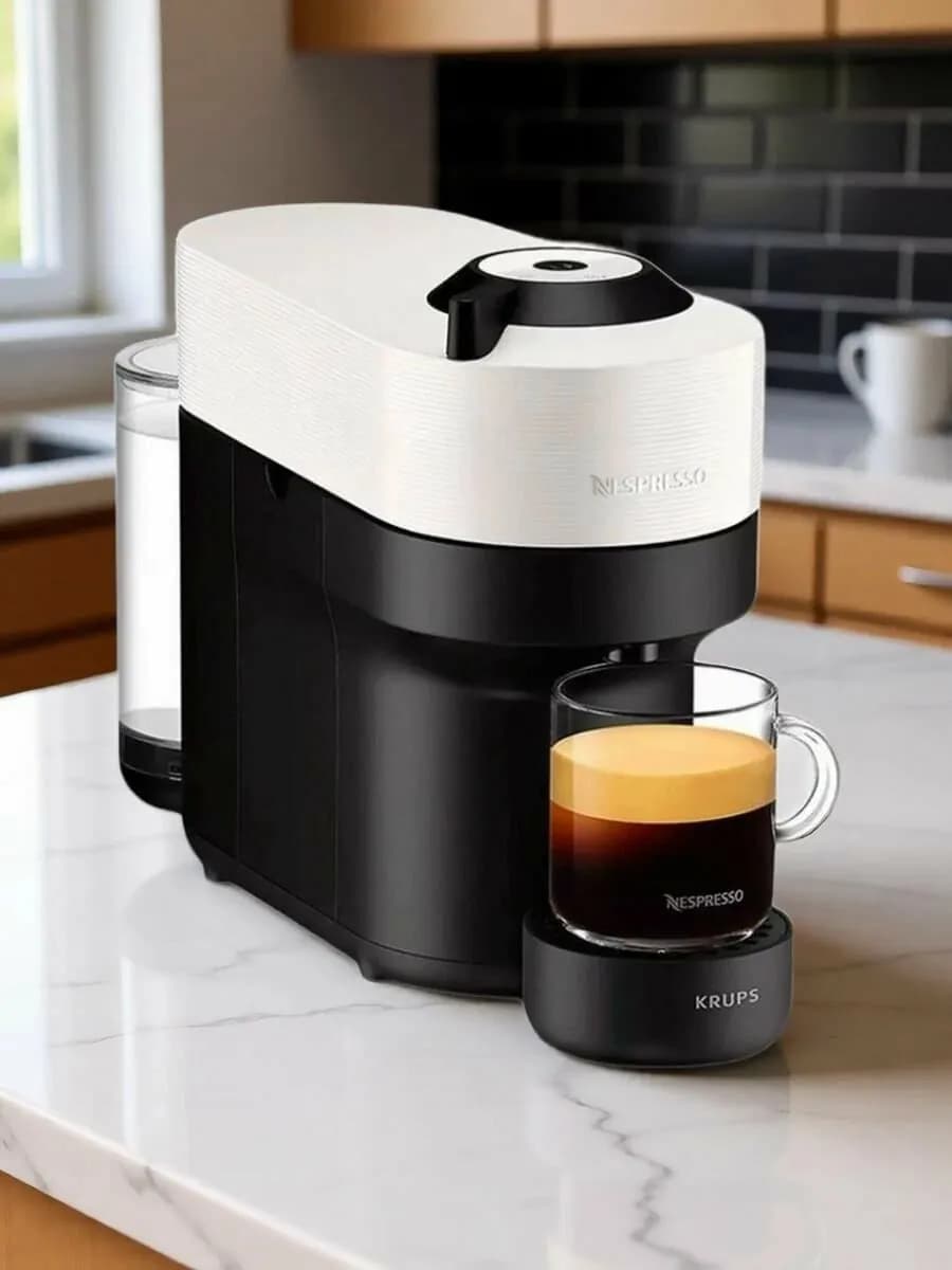 Кофемашина Nespresso Vertuo Pop белая