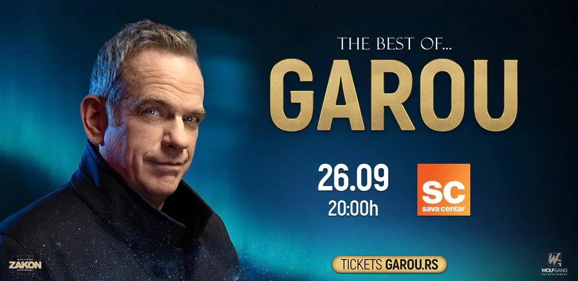 Билеты на концерт Garou Сава Центре 26 сентября