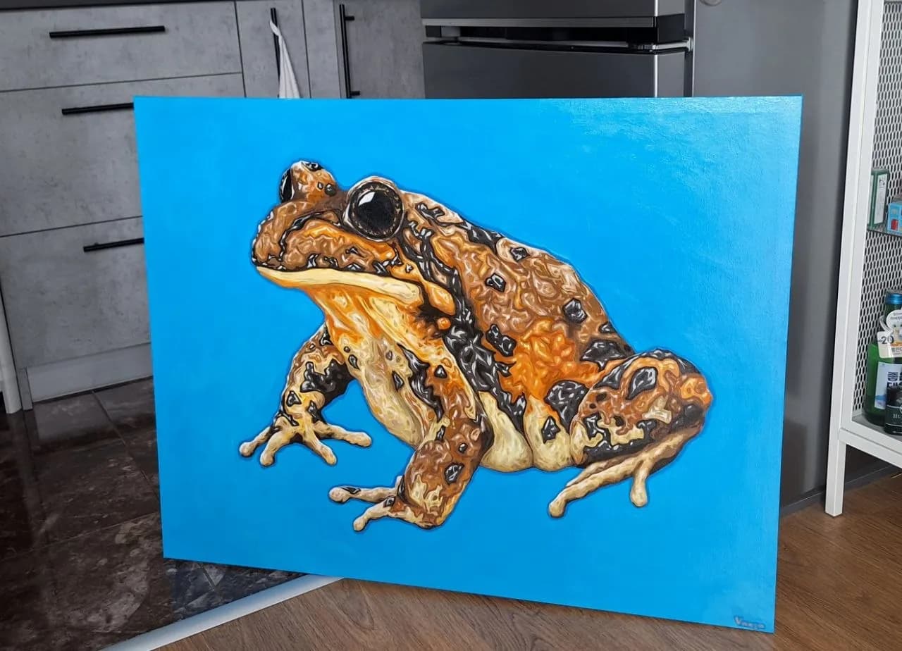 Две картины акрил на холсте 90x70 см 100 EUR каждая