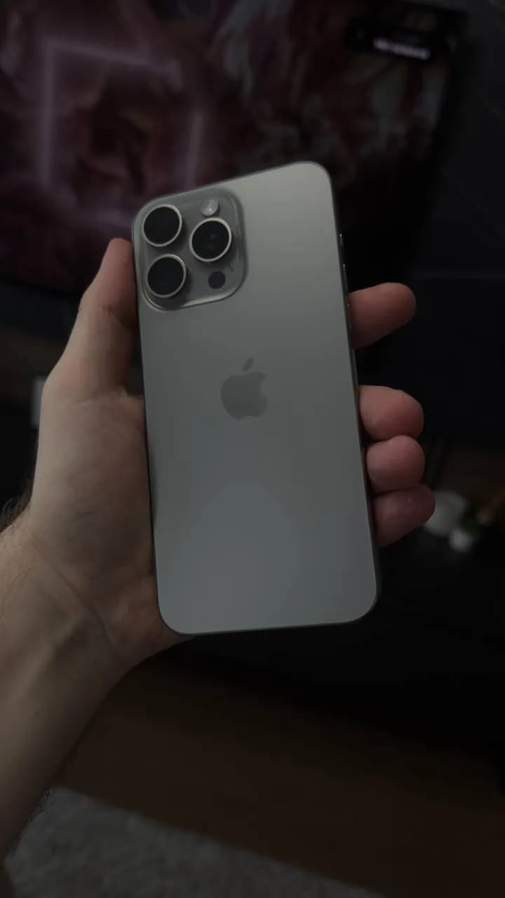 iPhone 15 Pro Max 256 ГБ Natural Titanium