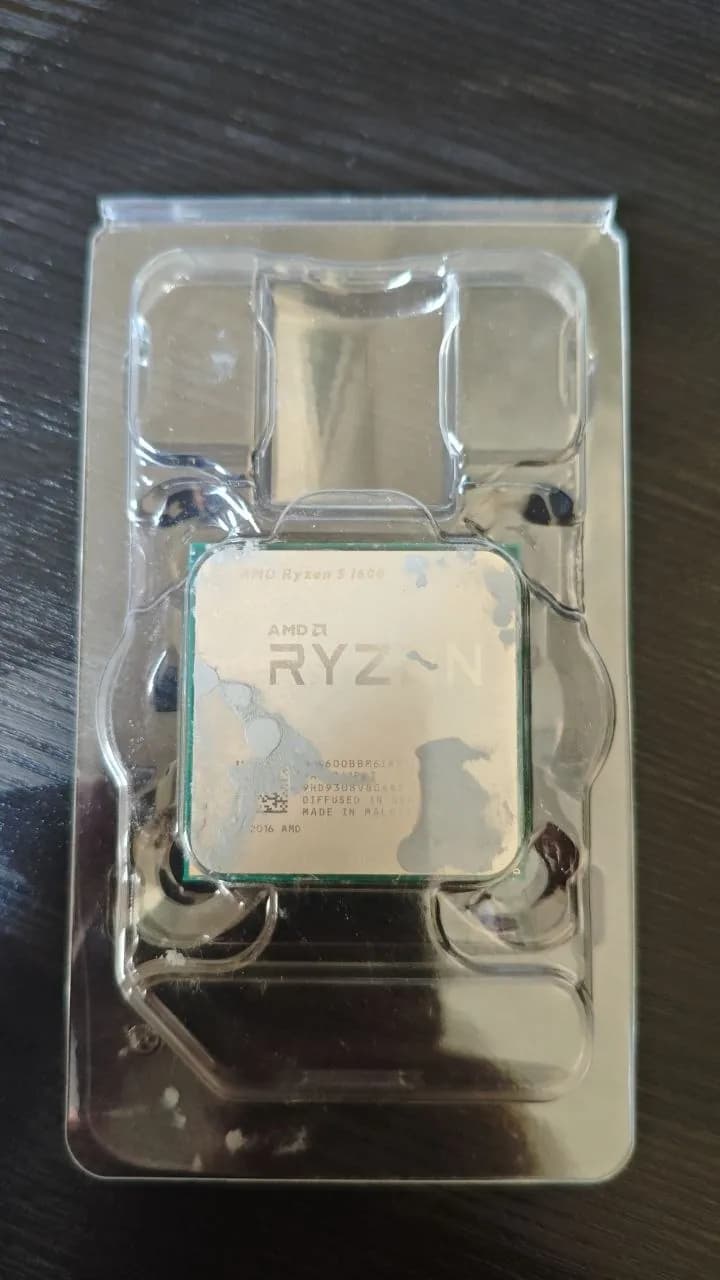 Комплектующие Ryzen 5 1600 GTX 1050 Ti кулер