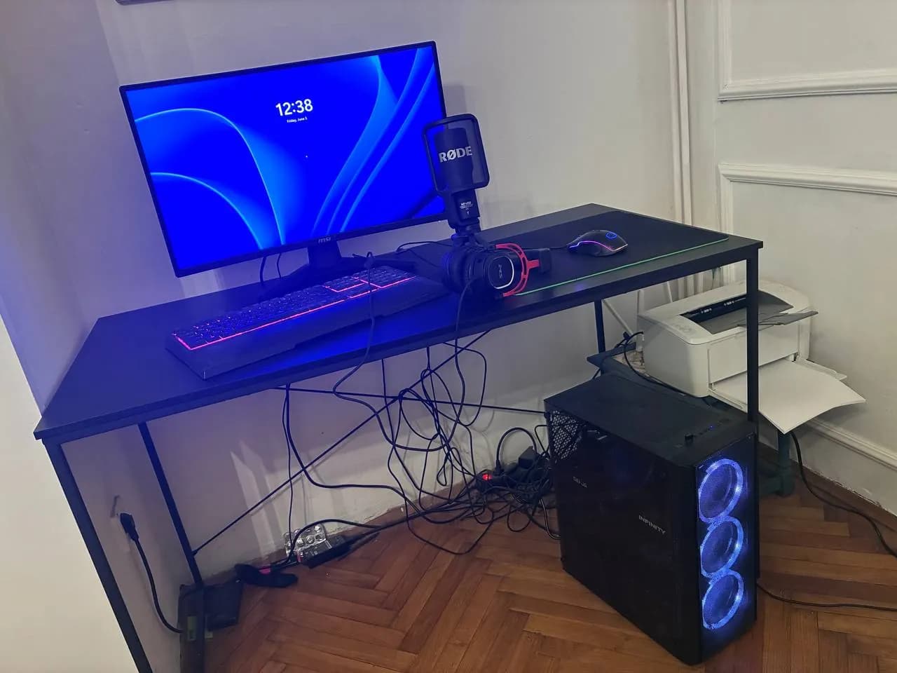 Игровой ПК RTX 5060 Ti с монитором и периферией